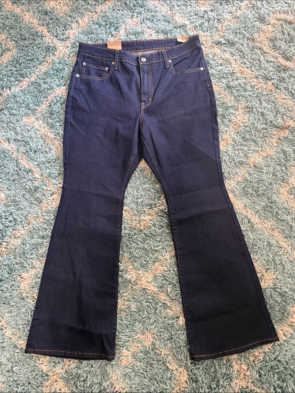 Levi's Dark Blue Flare Jeans
